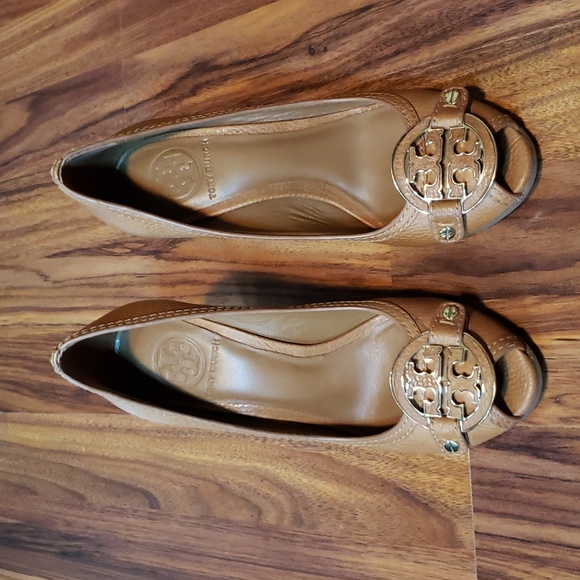 Tory Burch Peep Toe Wedge - Picture 2 of 8